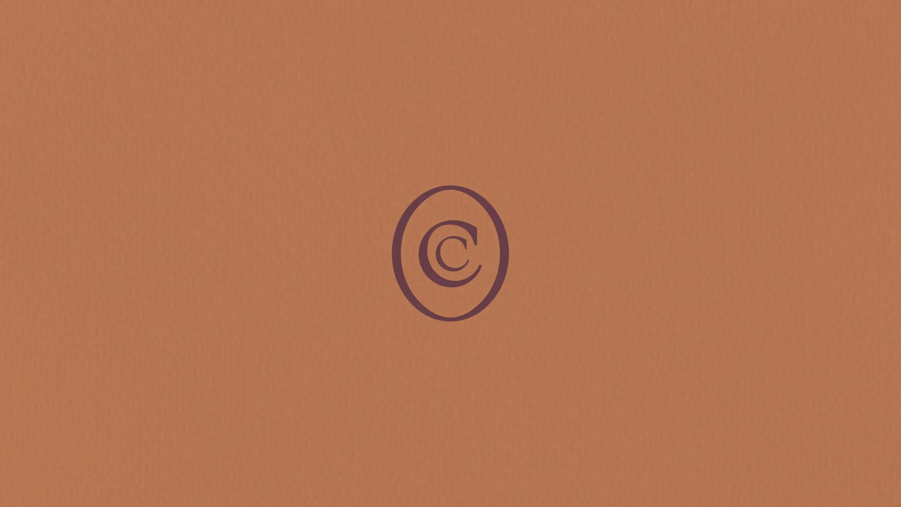 logo on orange background