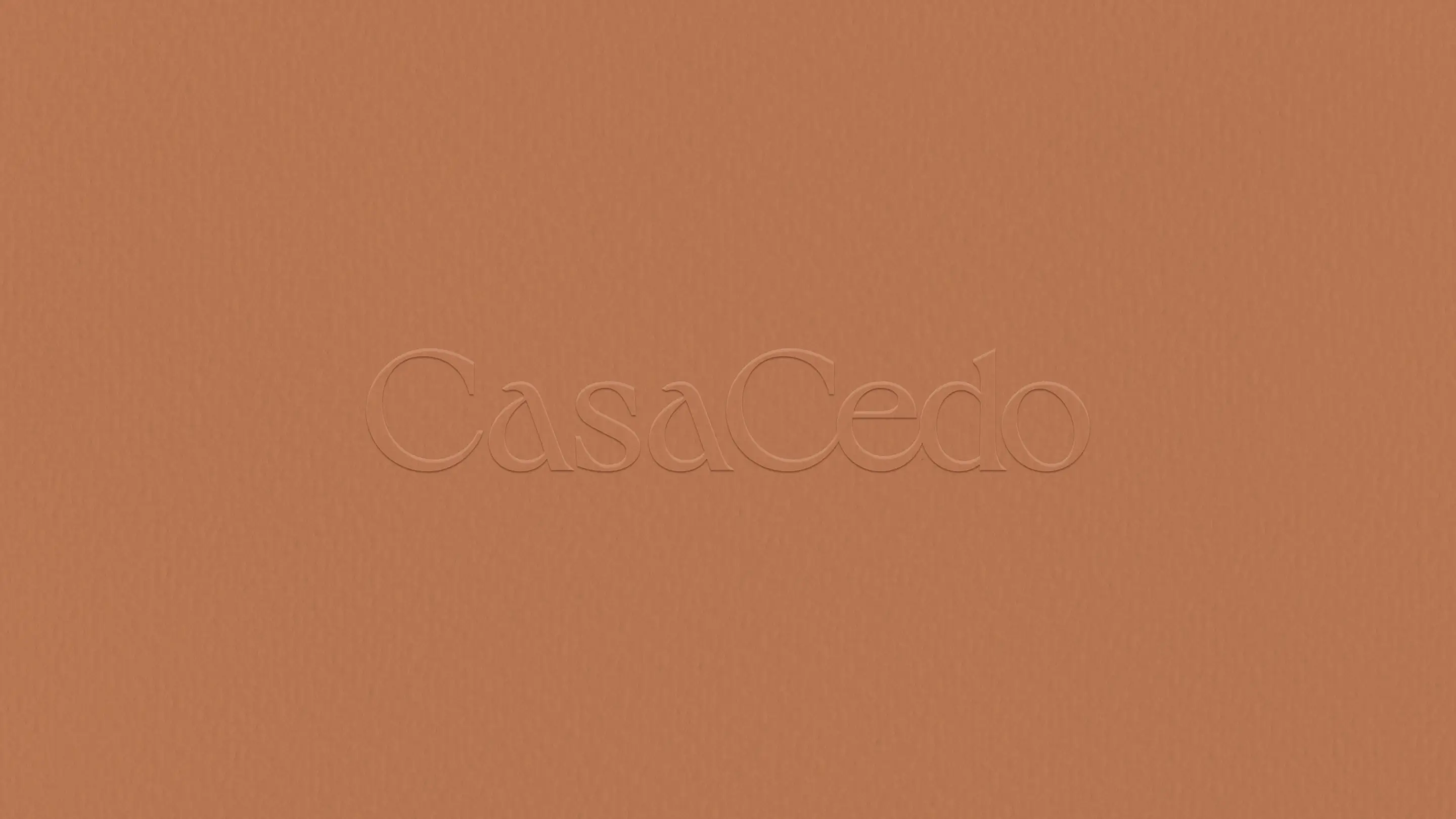 logo embossed
