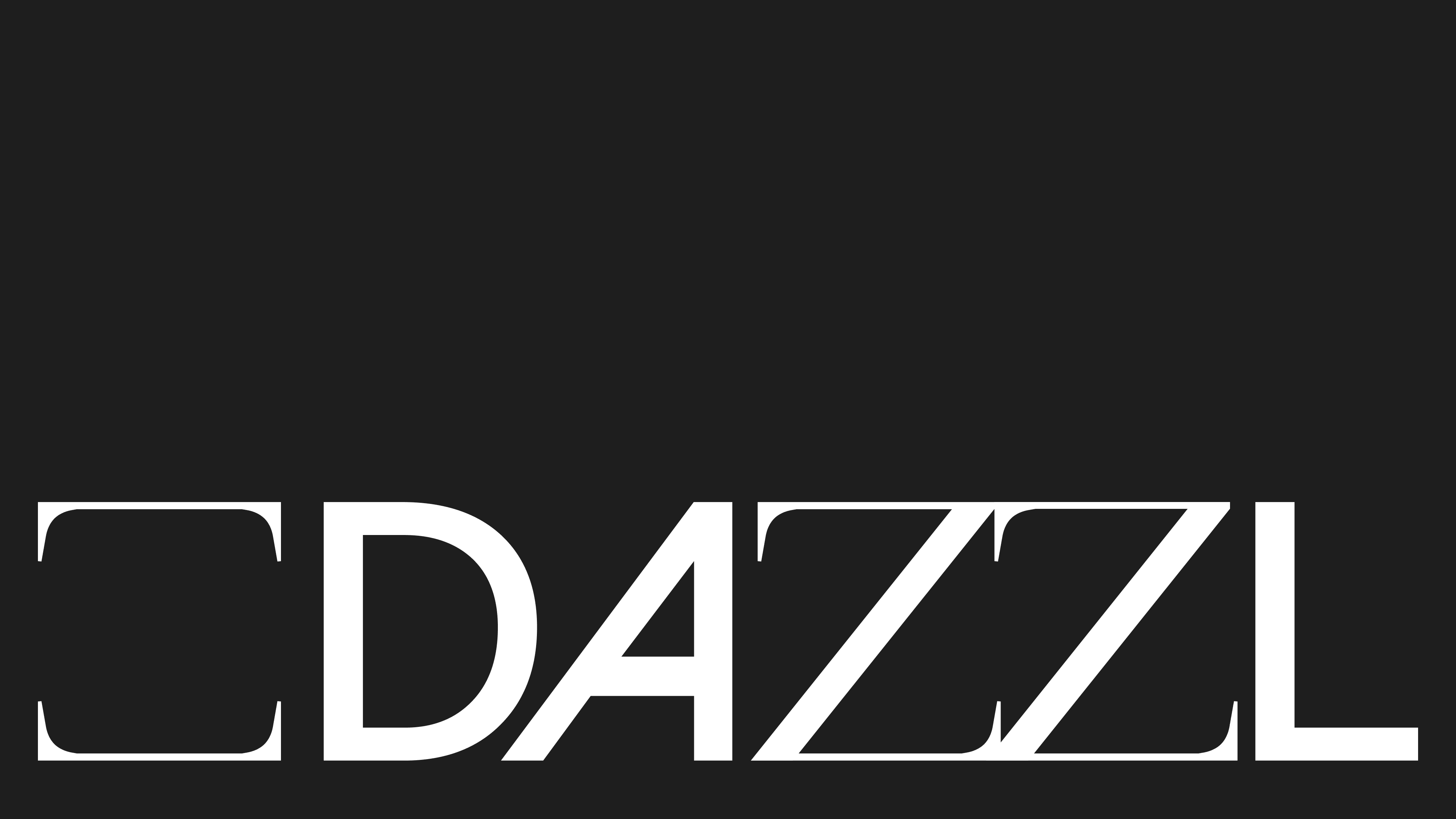 Logo on black background