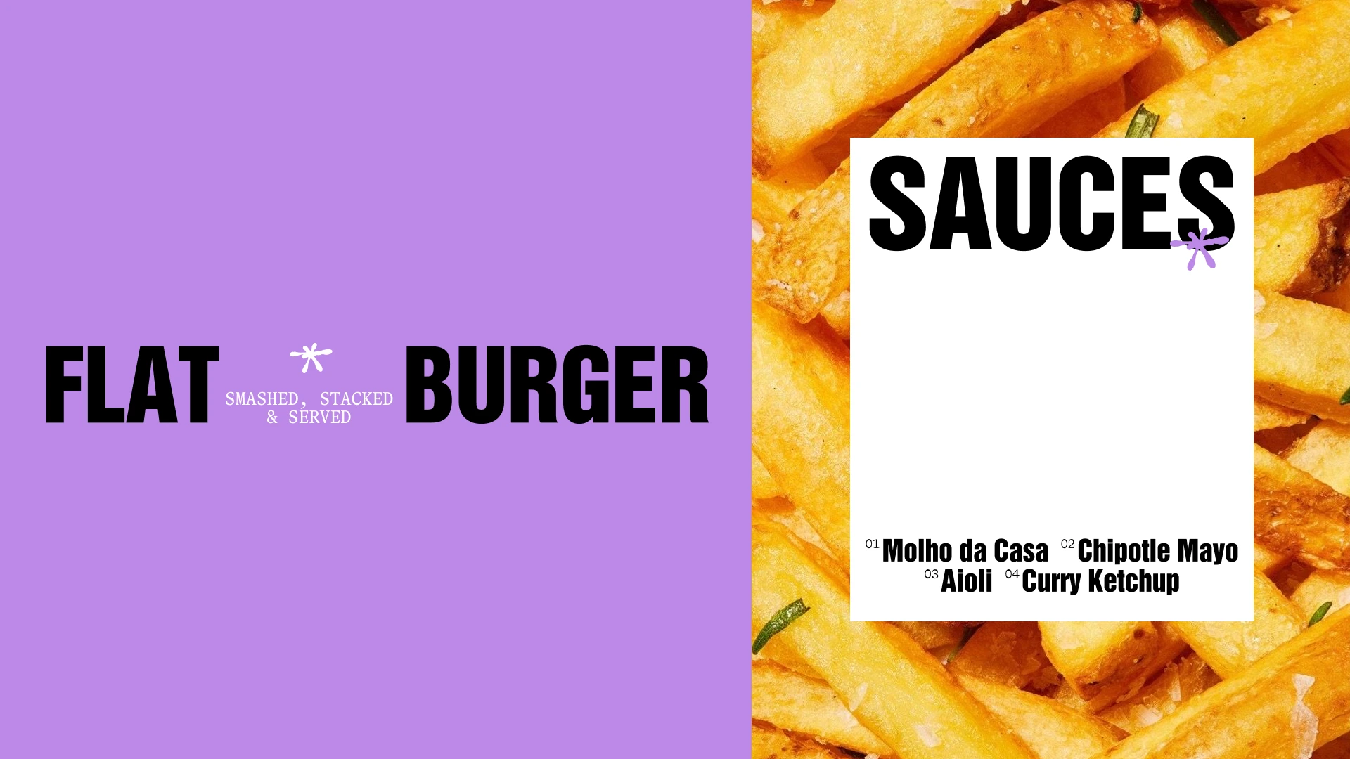 logo with fries menu