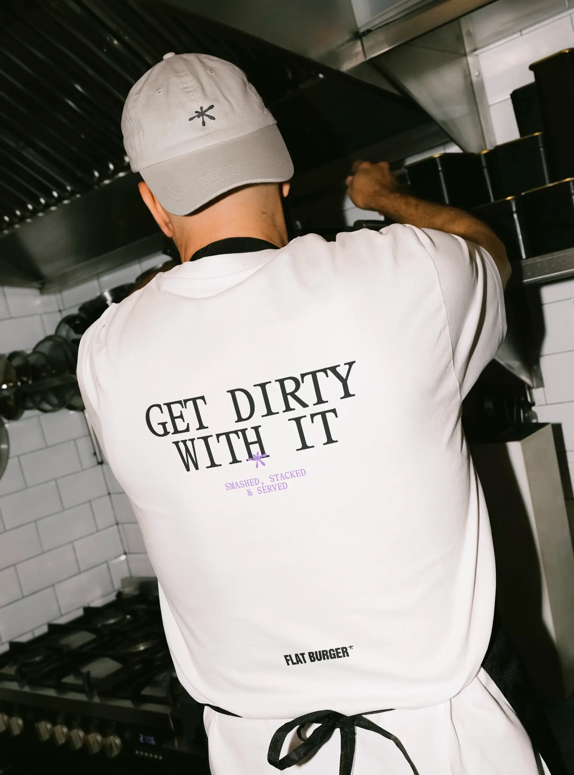 restaurant worker with tshirt