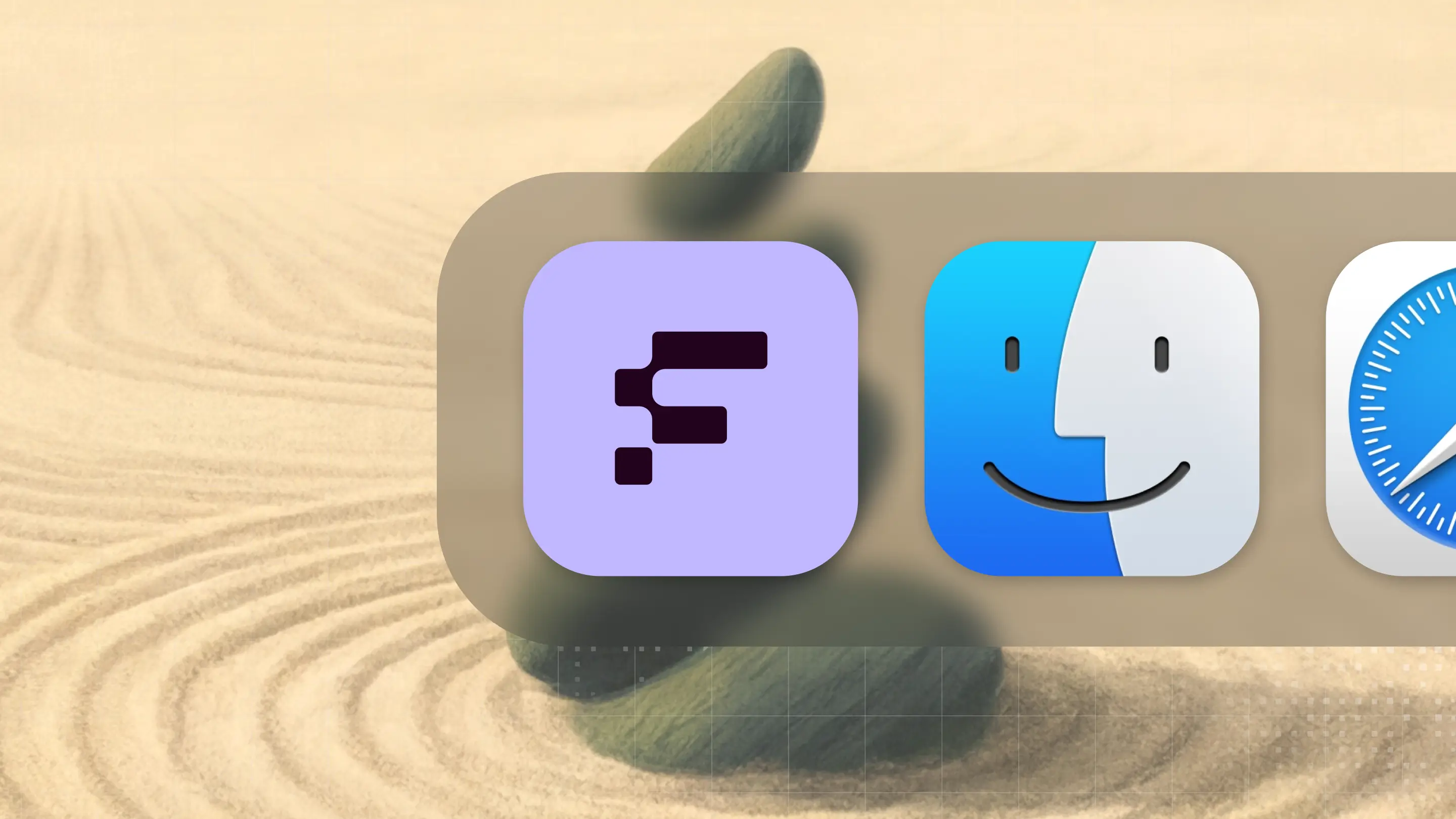 app screen on dock