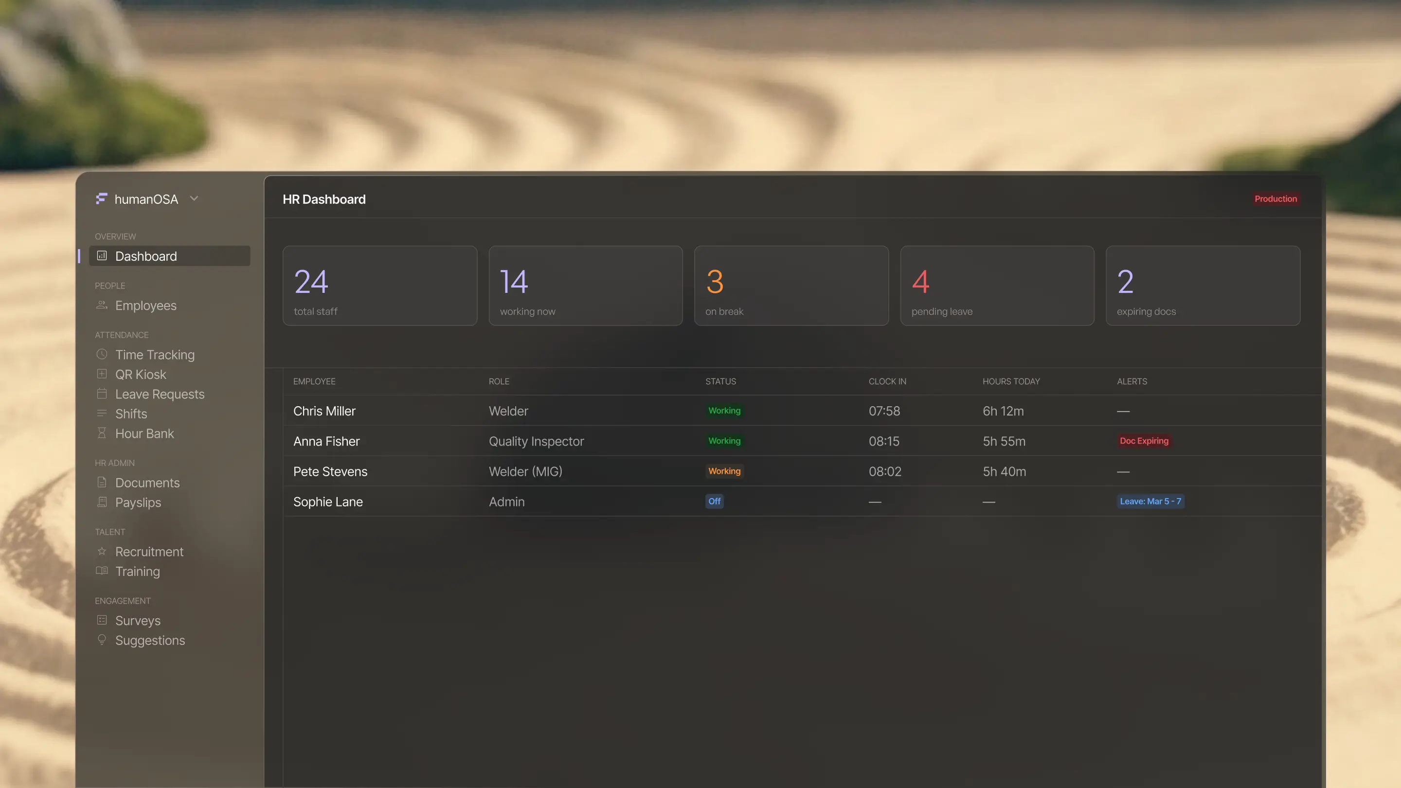 dashboard