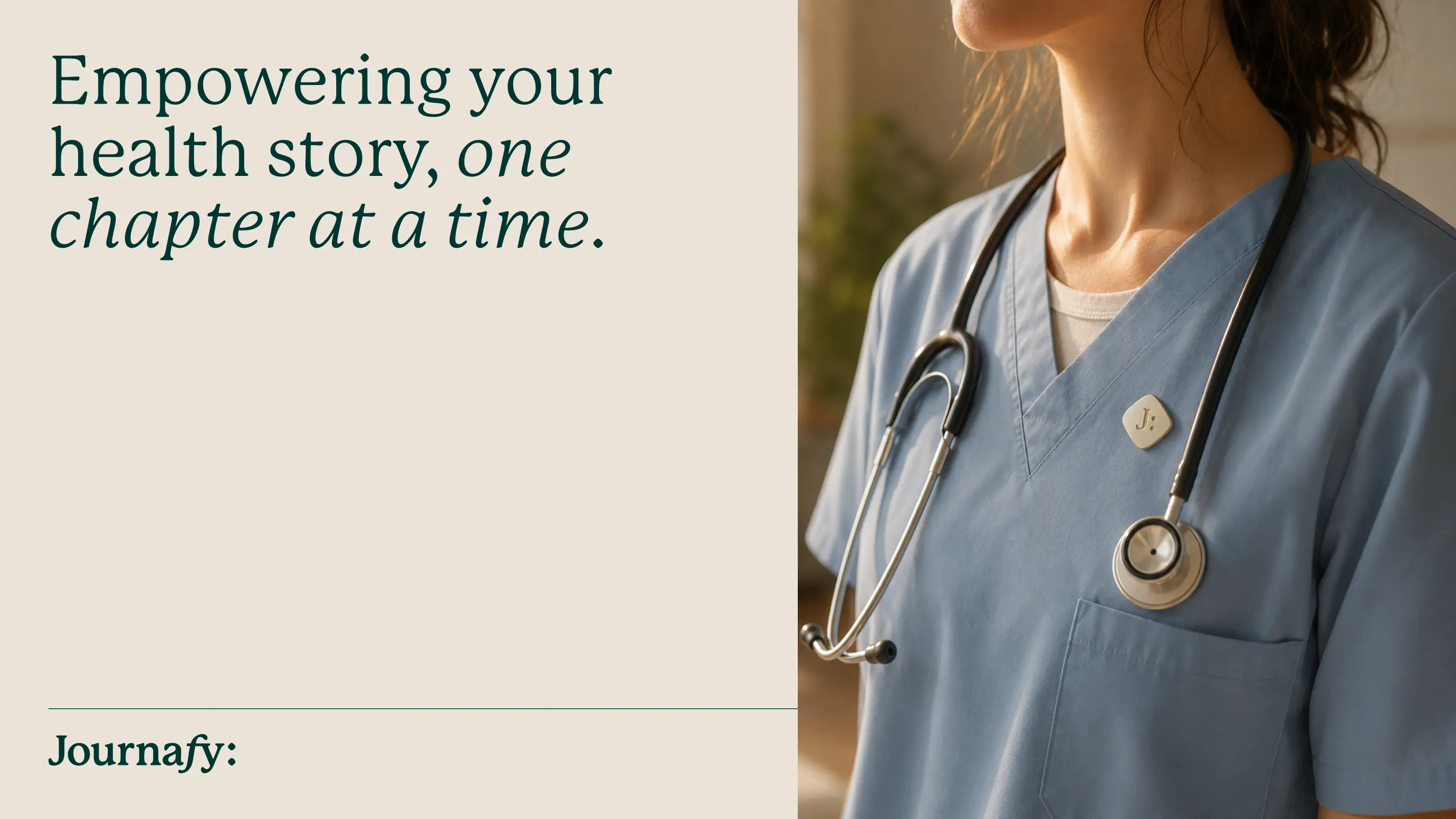 nurse with journafy pin