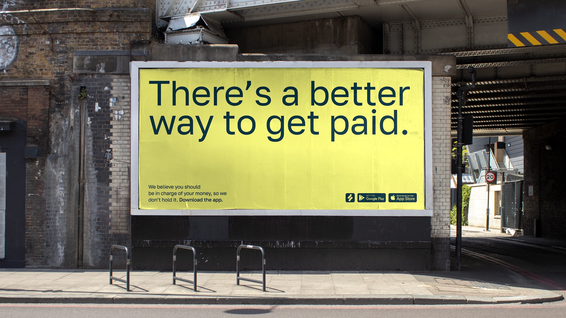 billboard on the street